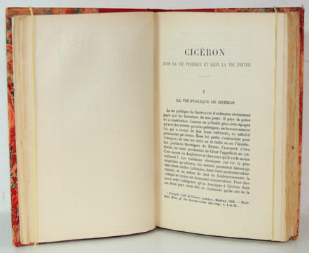 CICÉRON ET SES AMIS
étude sur la société Romaine du temps de César. Gaston Boissier
