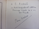 HENRY BERNSTEIN, son oeuvre. Document pour servir à l'histoire de la littérature française. . Pierre Bathille