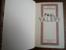 PAUL VALERY. Hubert Fabureau