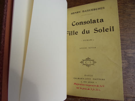 CONSOLATA, FILLE DU SOLEIL
.
Henry Daguerches