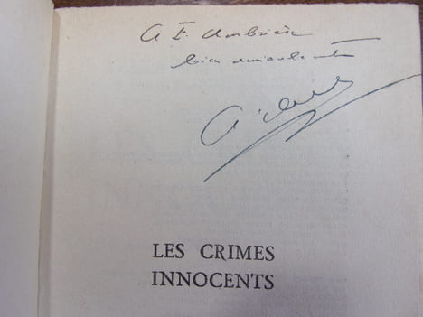 LES CRIMES INNOCENTS . Alexandre Arnoux