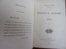 MONSIEUR, MADAME et BÉBÉ. Gustave Droz