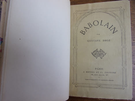 BABOLAIN
. Gustave Droz
