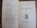 LA VIE DE PARIS 1933. 
Jean Bernard