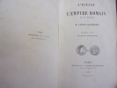 L’ÉGLISE ET L'EMPIRE ROMAIN AU IVe SIÈCLE. 
M. Albert de Broglie