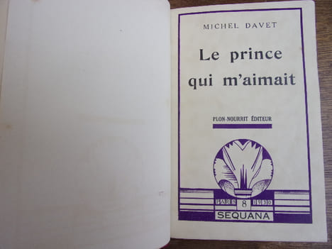LE PRINCE QUI M'AIMAIT. Michel Davet