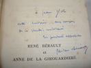 RENÉ BERAULT et ANNE DE LA GIROUARDIERE. Gaétan Bernoville