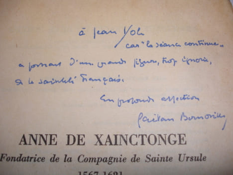 ANNE DE XAINCTONGE. Gaétan Bernoville