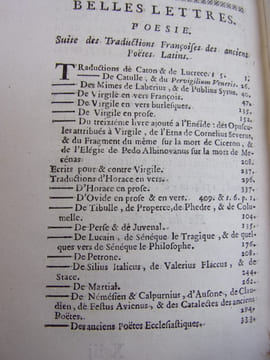 Bibliothèque Françoise ou Histoire de la Littérature Françoise. Abbé Goujet