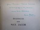DIALOGUES AVEC MAX JACOB. Louis Emié