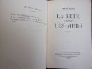 LA TÊTE CONTRE LES MURS. Hervé Bazin