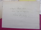 1889 lot de lettres & autographes Georges Duhamel, Jules Watteuw, Albert Delpit . Georges Duhamel, Jules Watteuw, Albert Delpit