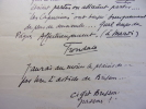 Ensemble de lettres et correspondances. 1927 Théatre, rare. Pierre Frondaie