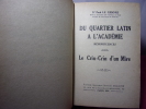 DU QUARTIER LATIN A L’ACADÉMIE

Réminiscences, Le Crin-Crin d'un Mire. Dr Paul Legendre