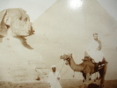VOYAGE EN EGYPTE / PHOTOGRAPHIE XIXe 54cm X 43 cm. VOYAGE EN EGYPTE 