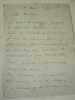 Lettre autographe 4 .. 1924 " invitation soirée Verhaeren ". Marthe Verhaeren ( épouse Emile Verhaeren )



