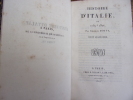 HISTOIRE D'ITALIE 1789-1814. Charles Botta