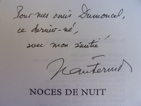 NOCES DE NUIT. Jean Ferniot