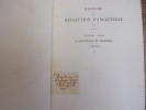 HISTOIRE DE LA RÉPUBLIQUE D'ANGLETERRE ET DE CROMWELL 1649-1658. 
M. Guizot