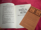 LES DIEUX ET LES ROIS , regard sur le pouvoir créateur. Jacques Rueff, livre dédicacé à Maurice Chevalier