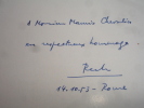 OU MEURT L'INFINI. Ernest Rech / envoi + LAS Maurice Chevalier