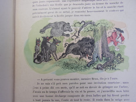 Histoire et Aventures du Baron de Munchhausen. A. Robida 