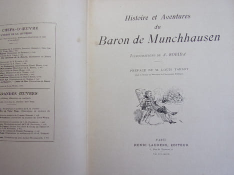 Histoire et Aventures du Baron de Munchhausen. A. Robida 