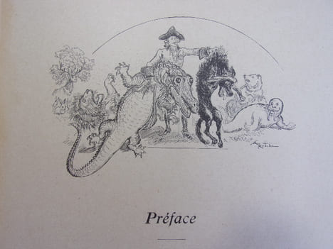 Histoire et Aventures du Baron de Munchhausen. A. Robida 