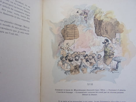 Histoire et Aventures du Baron de Munchhausen. A. Robida 