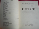 EUTERPE. Jean Michel Renaitour, avec envoi 