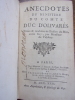 Anecdotes du Ministère du Comte Duc d'Olivarés

. Valdory

