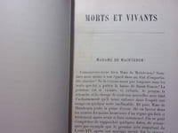 MORTS ET VIVANTS