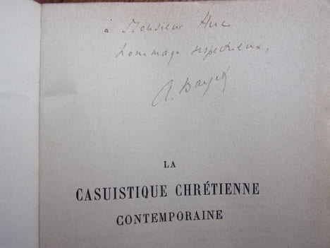 La casuistique chrétienne contemporaine. Albert Bayet