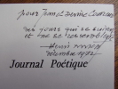 Journal Poétique 1939-1970. Henri Druart
