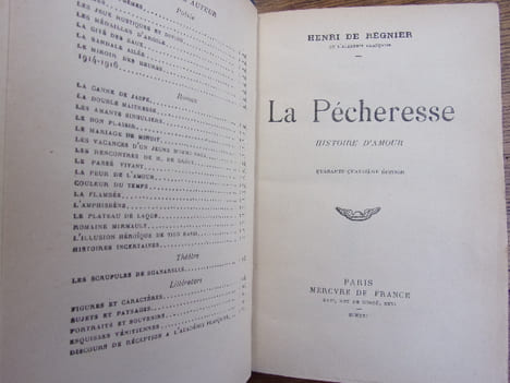 Curiosa. La Pécheresse ( Histoire d'amour )
. Henri de Régnier
