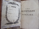 Les Olympiques de Pindare

traduites en Français, avec des remarques historiques. 