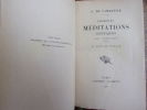 Oeuvres Poétiques de Lamartine. Edition société des Oeuvres de Lamartine..  Lamartine