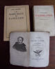 Lot de 3 livres Napoléon - Souvenirs d'Angletterre et Italie - Les Maréchaux. 