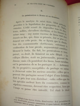 LES DERNIÈRES PERSÉCUTIONS DU TROISIÈME SIÈCLE
(Gallus, Valérien, Aurélien ). Paul Allard