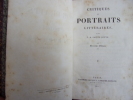 Critiques et portraits littéraires. C.A Sainte-Beuve