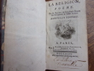 La Religion, Poème, suivi de la Grace. par M. de Racine