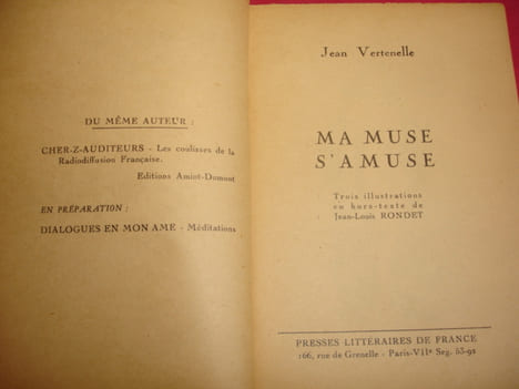 MA MUSE S'AMUSE . Jean Vertenelle

Envoi de l'auteur à Jacques et Chouty GOUAULT!