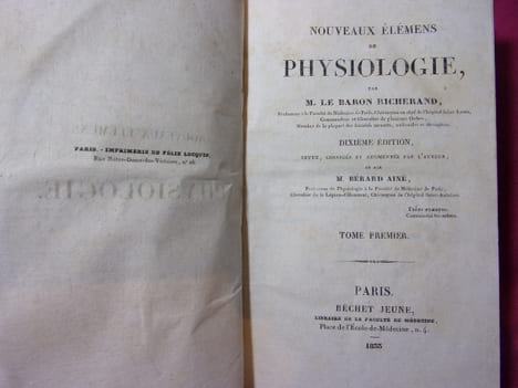 Nouveaux élémens de physiologie. M. le Baron Richerand