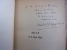 Suez Panama et les routes maritimes. André Siegfried