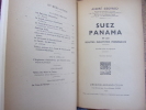 Suez Panama et les routes maritimes. André Siegfried