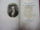 Oeuvres de BERANGER &eacute;dition unique. 104 vignettes 1834. 4/4vols. BERANGER