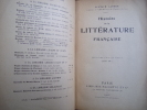 Histoire de la littérature Française. Gustave Lanson