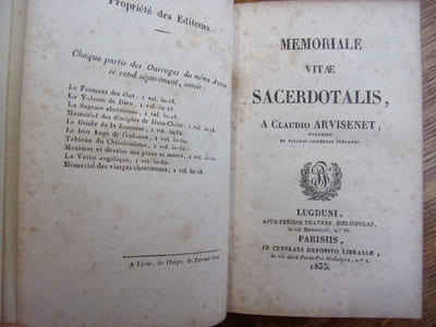 Mémoriale vitae sacerdotalis ( Latin )