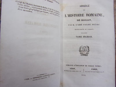 Abrégé de l'Histoire Romaine de Rollin