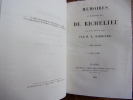 Mémoires du Maréchal Duc de Richelieu. F. Barrière